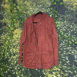 American Eagle Outfitters Rust Utility Jacket